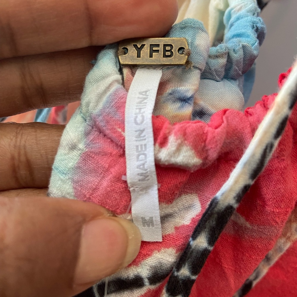 Young Fabulous & Broke Multi Color Maxi Dress - Picture 8 of 8